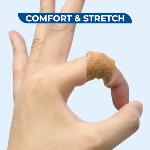 High Elasticity Bandages - 50 Pack, Assorted Sizes for Finger Protection