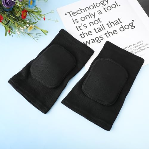 Compression Elbow Pads - Breathable Support Wraps for Kids & Adults - Full Black, Size S