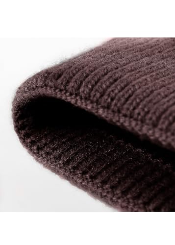 Unisex Winter Beanie Hat 2 Pack - Black & Coffee