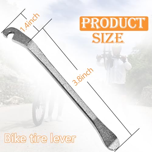 Stainless Steel Bike Tire Levers - Set of 3 for Easy Tire Changes