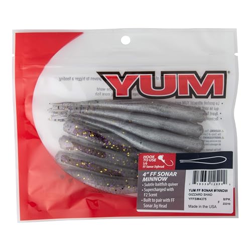 Sonar Minnow Soft Plastic Fishing Lure 4-inch - Gizzard Shad