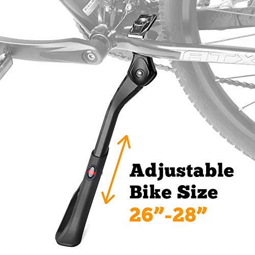 Sataway Bike Kickstand Center Mount Aluminum, Adjustable for 26"-28" Bikes