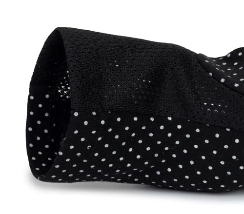 UV Sun Protection Fingerless Driving Gloves - Non-Slip - Black - Medium