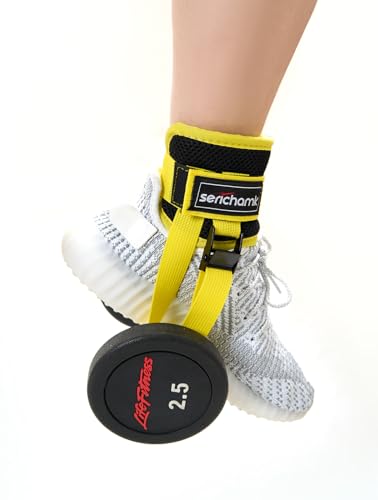 Adjustable Dumbbell Foot Attachment for Leg Exercises - Yellow 1pc