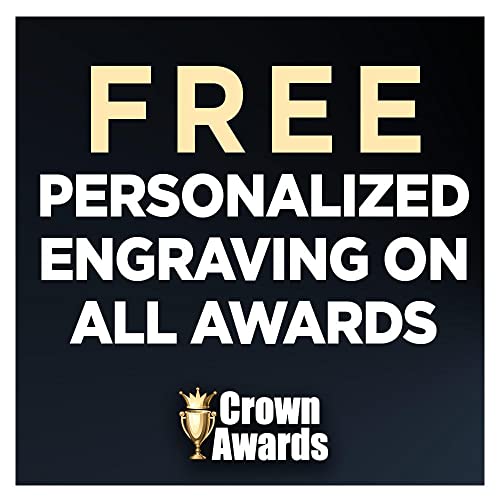 Personalized 7" Glass Cup Trophy with Custom Engraving