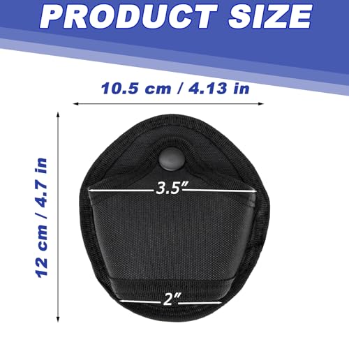 Handcuff Holster Case - 2 Pack Tactical Pouch for Molle Vest