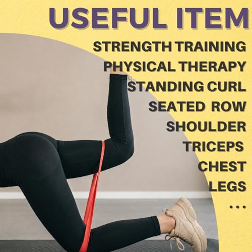 LEZER Resistance Bands - Pull Up for Home Gym Fitness, Stretching,