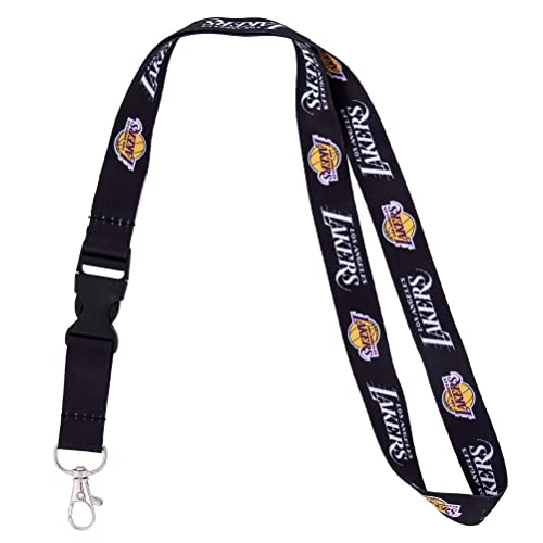 Los Angeles Lakers NBA Lanyard with Snap Buckle | Detachable ID Badge Holder