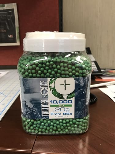 10,000 Premium Biodegradable 0.20g Airsoft BBs - 6mm