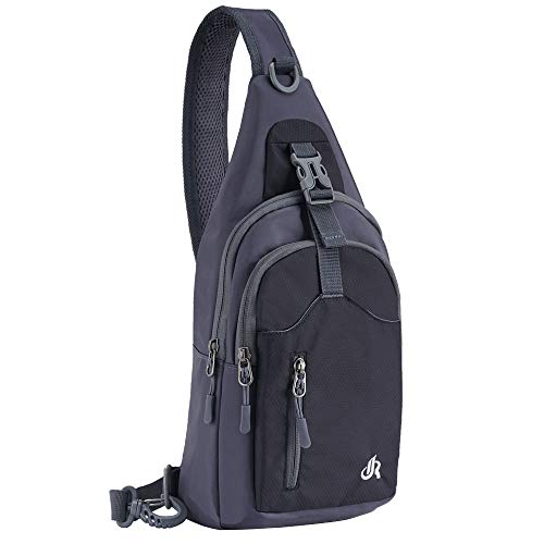 Y&R Direct 14-Color Lightweight Sling Backpack Black for Travel Hiking Women Men