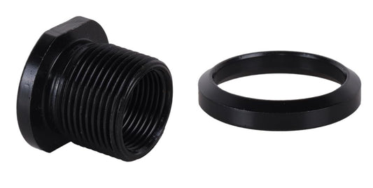 Thread Protector, 1/2 x 28 Convert to 5/8x24 with Crush Washer Steel (3pack)