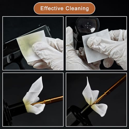 1000 Pcs Lint-Free Gun Cleaning Patches - 100% Cotton Cloth