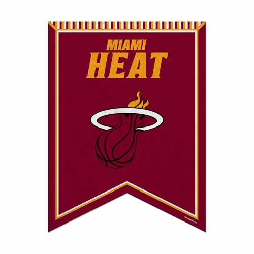 Miami Heat NBA Basketball Pennant - 18" x 24" Felt Banner