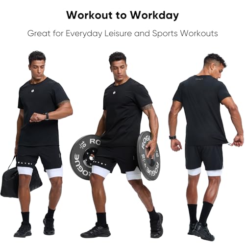 Sauna Shirt for Men - X-Large Black Heat Trapping Vest for Weight Loss