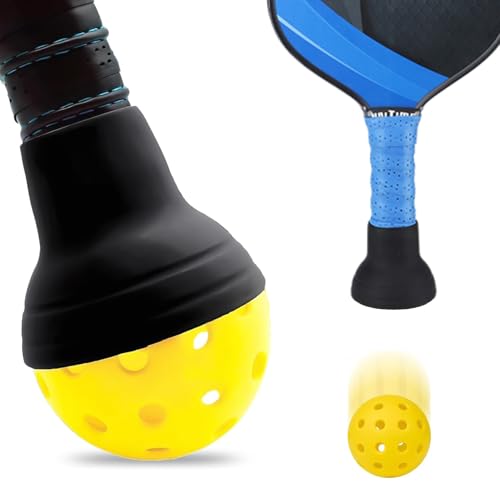Pickleball Ball Retriever - Silicone Paddle Picker - Black - 1 Pack