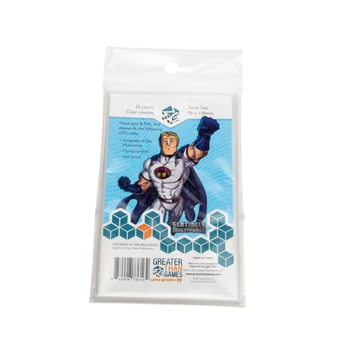 Tarot Card Sleeves - 120x70 mm, Acid Free, PVC Free - 25 Pack