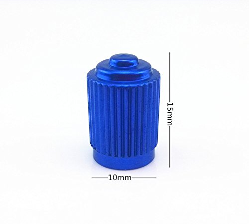 20pcs Colorful Aluminum Bicycle Tire Schrader Valve Caps
