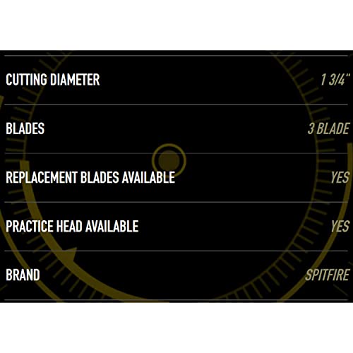 New Archery Spitfire Edge 100 Grain 1.75" Cutting Diameter 3-Blade Broadhead - 3 Pack