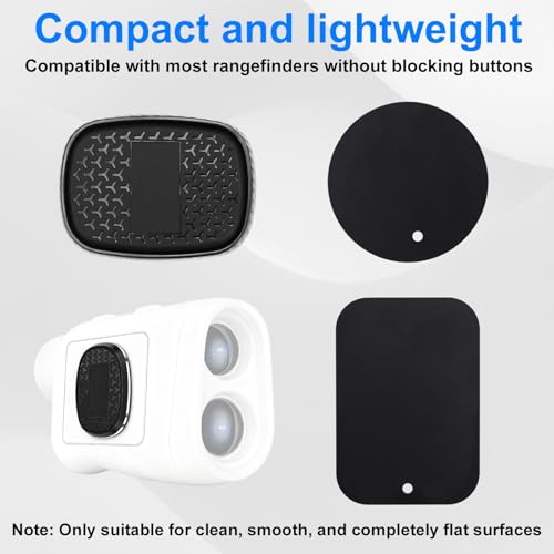 Magnetic Golf Rangefinder Holder with Washers - Black