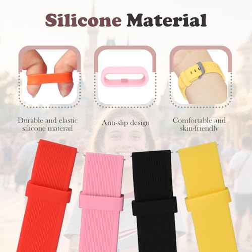 Multi-Color Silicone Band Keeper Fastener Rings for Magic Bands