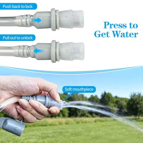 2L Leakproof Hydration Bladder for Cycling & Hiking