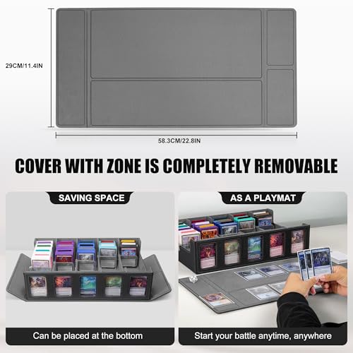 5-Row Trading Card Storage Box for 3900+ Cards with Display