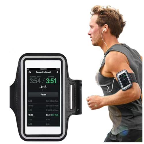 MP3 MP4 Music Player Running Armband Case - Black