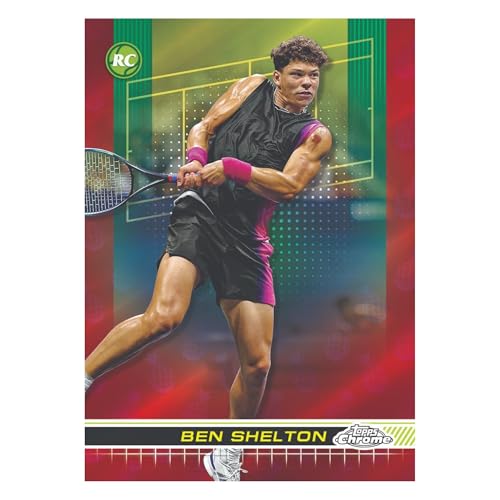 2024 Topps Chrome Tennis Trading Card Blaster Box - Collectible Sports Card Pack