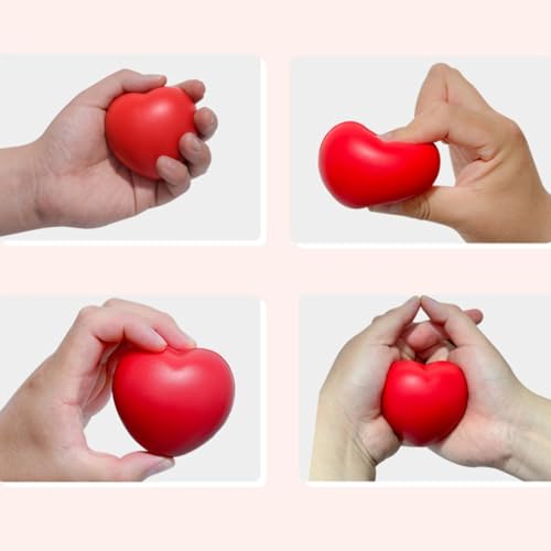 Hand Grip Strengthener Ball - Heart Shaped Finger Trainer