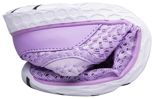 Kids Water Shoes - Quick Dry Aqua Sandals for Beach, Pool - 3 Big Kid / Purple