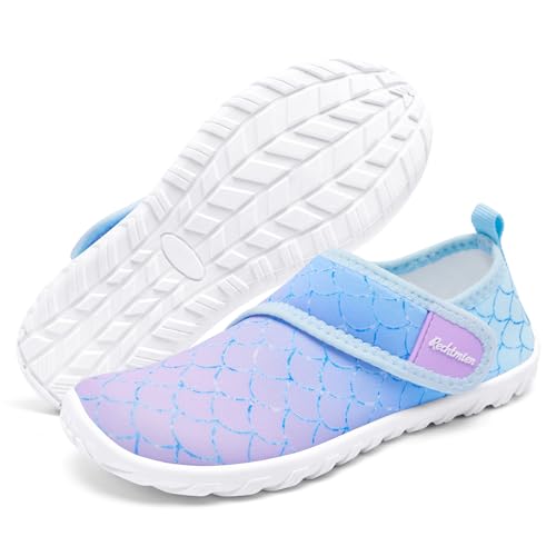 Toddler Water Shoes - Quick Dry Aqua Shoes for Kids - Mermaid