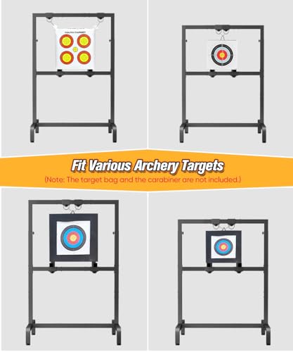 Ardier Black Adjustable Archery Target Stand for Foam and 3D Targets