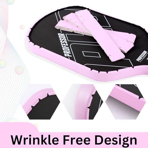 Pickleball Paddle Edge Guard Tape - 12mm Width - Pink Durable Vinyl Protection