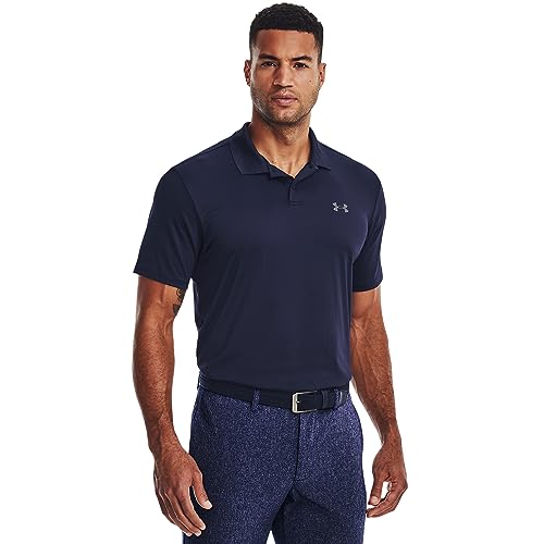 Under Armour Men's Matchplay Polo - Large Midnight Navy / Pitch Gray