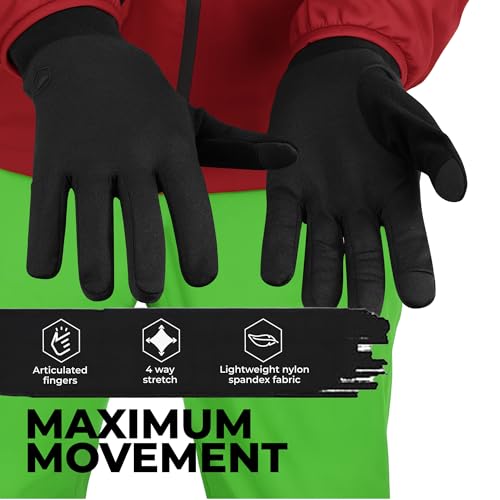 Thermal Glove Liners for Cold Weather - Medium-Large