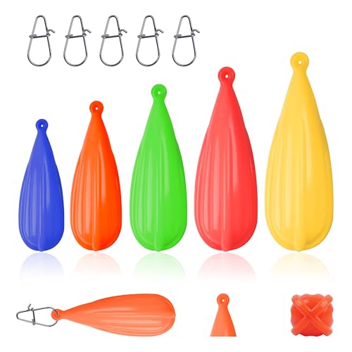 Fishing Practice Plugs - 5pcs Silicone Casting Weights for Kids