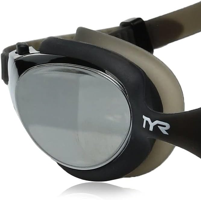 TYR Adult Vesi Swimming Goggles - Mirrored & Non-Mirrored | Anti-Fog, No Leak, Quick Adjust
