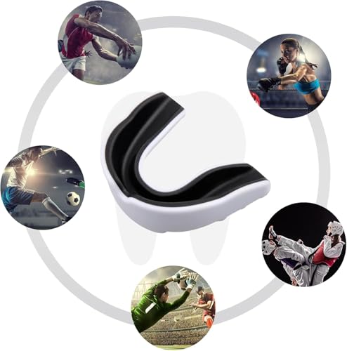 Kids Mouth Guard for Sports - Black, Comfortable & Lightweight Protection