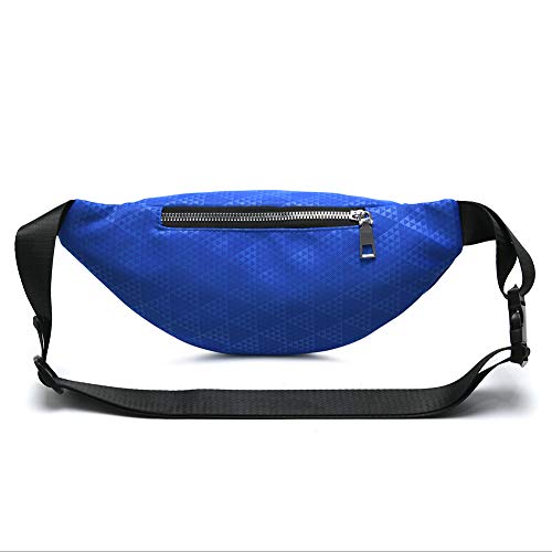 Water Resistant Waist Bag Fanny Pack for Travel & Sports - Blue
