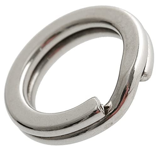 Stainless Steel Split Rings - #6 Size, 16-Pack