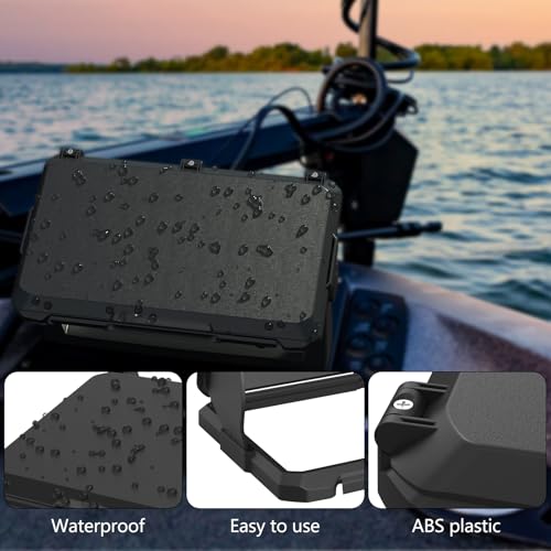 Koroao Waterproof Foldable Sun Visor Cover for Lowrance Eagle Eye 9 Fishfinder