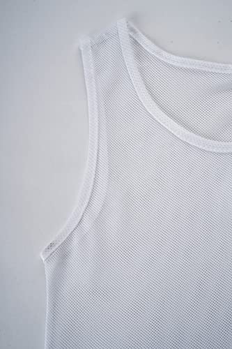 12 Pack Numbered Soccer Training Jerseys for Kids & Adults