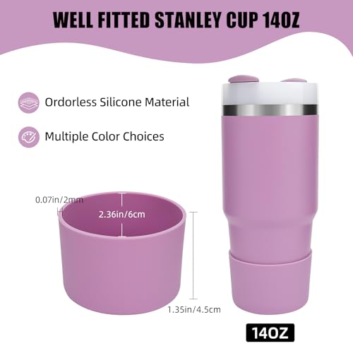 Silicone Boot for 14 oz Stanley Cups - Lilac Bottom Protector