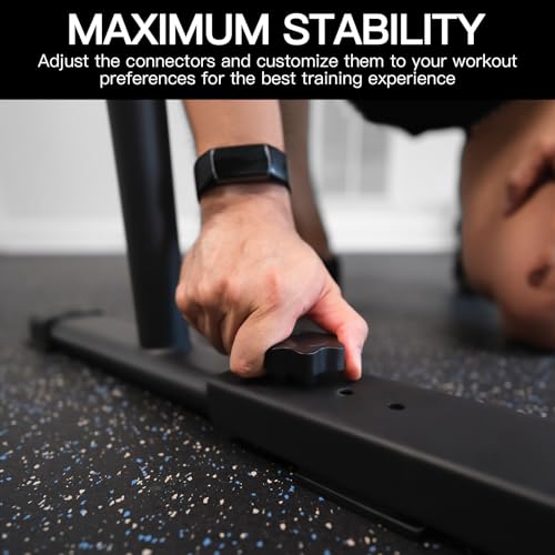 Premium Adjustable Dip Bars - Ultra-Stable Design for Core Training