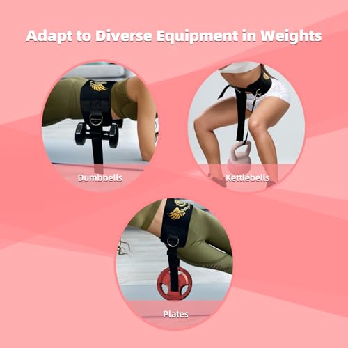 Heavy Duty Hip Thrust Belt for Glute Training - Purple