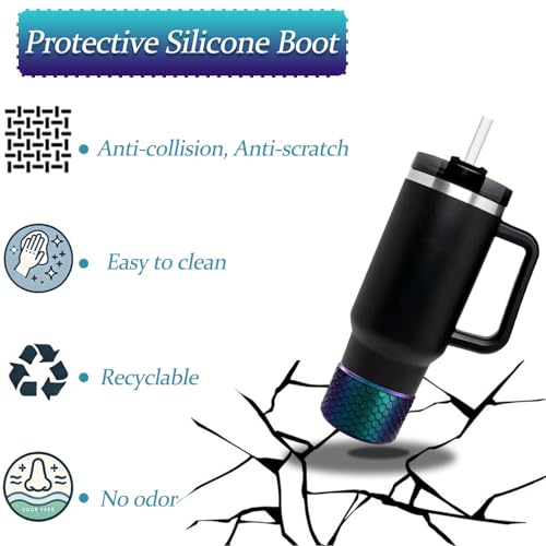 Chameleon Gradient Silicone Boot for 12-24oz Hydroflask - Emerald Green