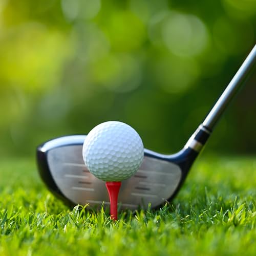 2 3/4-Inch Golf Tees - High Quality Wood - Red (100 Pack)