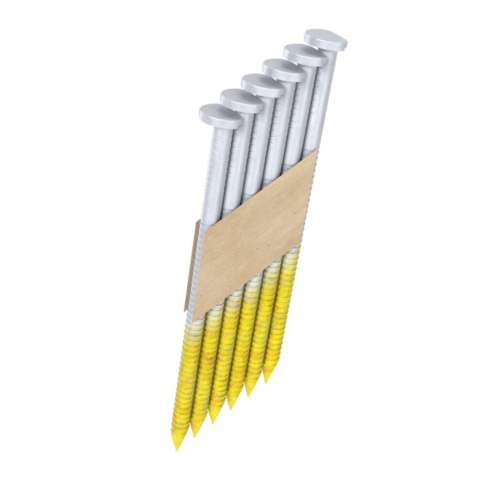 Grip-Rite GRSP8DRHG Clipped Head 2-3/8-inch by .113-inch by 30 Degree Paper Collated Ring Shank Hot-Dip Galvanized Framing Nail, 2,500 per Box