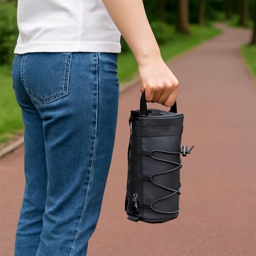 2.5L Waterproof Bike Handlebar Bag with Zipper & Strap