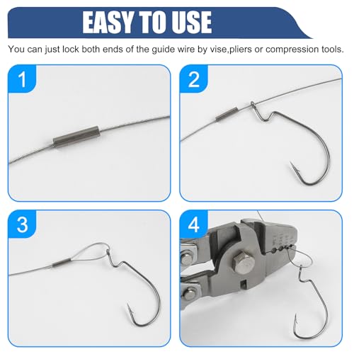 100pcs Single Barrel Crimp Sleeves - 0.6mm Copper Wire Connectors